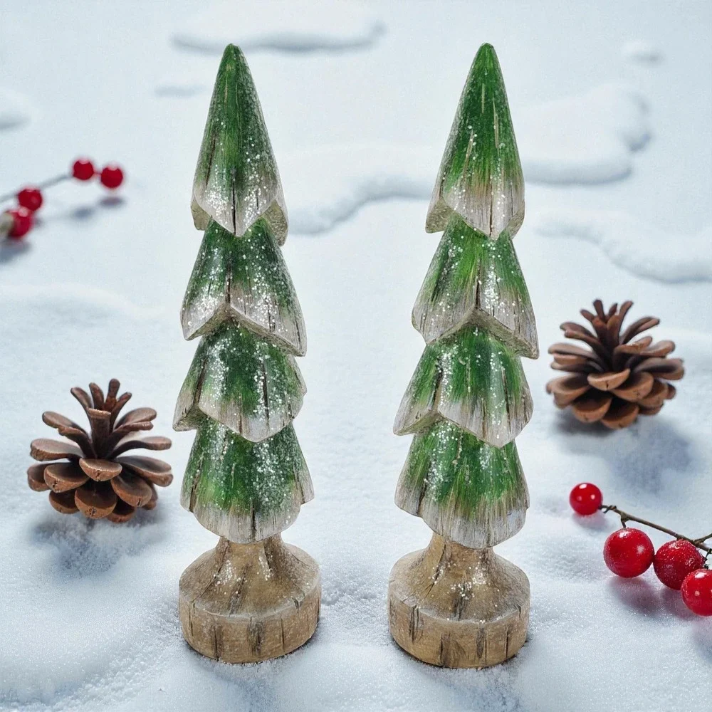 RAZ Tabletop Christmas Fir Tree, Height 13